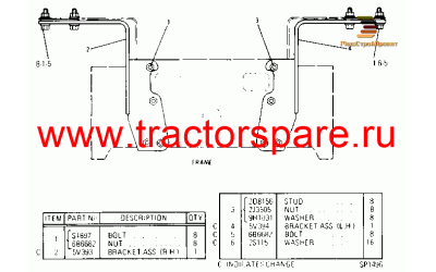 4V217 NON ROPS REAR FENDER SUPPORT GROUP,FRONT FENDER SUPPORT,NON-ROPS REAR FENDER SUPPORT GROUP,REAR FENDER SUPPORT,REAR FENDER SUPPORT GROUP,REAR NON ROPS FENDER SUPPORT GROUP,SUPPORT GP-FENDER,SUPPORT GP-REAR NON ROPS FENDER