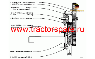 CAMSHAFT AND AUXILIARY IDLER GEAR GROUP
