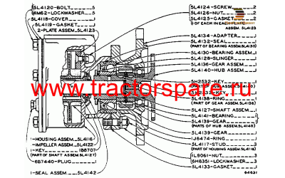 RAW WATER PUMP ASSEMBLY,WATER PUMP ASSEMBLY