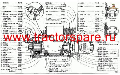 ELECTRIC STARTING MOTOR ASSEMBLY
