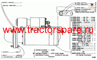 ELECTRIC MOTOR AND WIRING GROUP