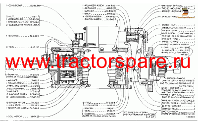 ELECTIRC STARTING MOTOR ASSEMBLY,ELECTRIC STARTING MOTOR,ELECTRIC STARTING MOTOR ASSEMBLY,ELECTRIC STARTING MOTOR GROUP,MOTOR ASSEMBLY,MOTOR ASSEMBLY--L.H.,STARTING MOTOR ASSEMBLY