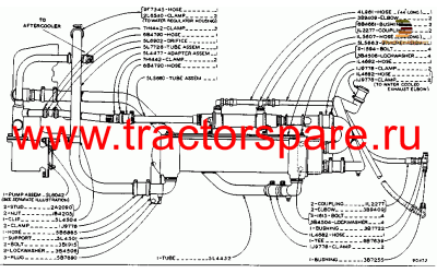 HEAT EXCHANGER, RAW WATER PUMP AND LINES GROUP