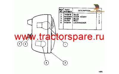 COMBINATION STOP AND TAIL LAMP ASSEMBLY,LAMP ASSEMBLY