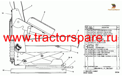SEAT AND SUPPORT ASSEMBLY,SEAT AND SUPPORT GROUP,SEAT ASSEMBLY