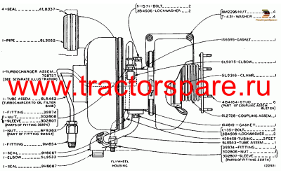 TURBOCHARGER AND MOUNTING