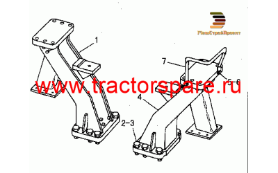 MOUNTING GP-ROPS,ROLL OVER PROTECTION SYSTEM MOUNTING,ROLL-OVER PROTECTIVE SYSTEM MOUNTING