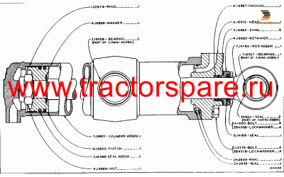 LIFT CYLINDER AND SEAL GROUP