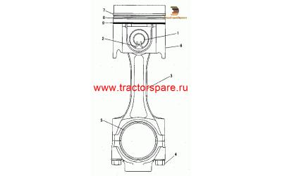 CONNECTING ROD AND PISTON-6 GROUPS REQUIRED,PISTON & ROD GP,PISTON & ROD G