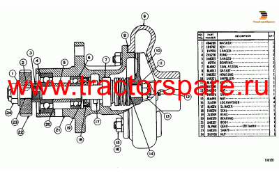 AUXILIARY WATER PUMP ASSEMBLY