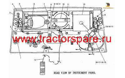 Caterpillar 9C8-245 - INSTRUMENT PANEL,PANEL GP-INSTRUMENT Caterpillar 9C8-245 - INSTRUMENT PANEL,PANEL GP-INSTRUMENT