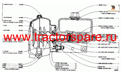 BRAKE CHAMBER AND CYLINDER ASSEMBLY,CHAMBER AND CYLINDER ASSEMBLY