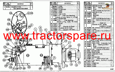 ELECTRIC STARTING MOTOR ASSEMBLY,MOTOR ASSEMBLY